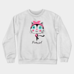 Pretty girl Crewneck Sweatshirt